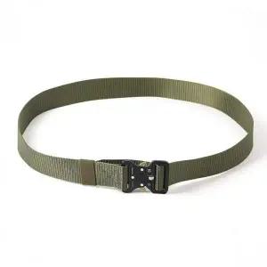 원터치 코브라 작업용 벨트 120cm 그린 튼튼한 아웃도어 허리띠