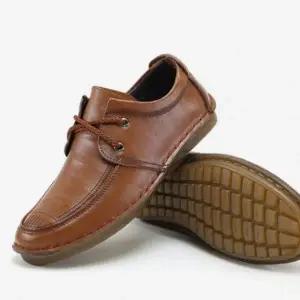 남성 소가죽 단화 포인트 캐주얼