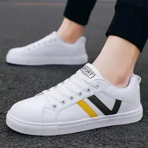 남성 캐주얼 운동화 화이트 신발