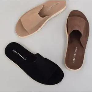 남자 슬리퍼 스웨이드 홈 실내화