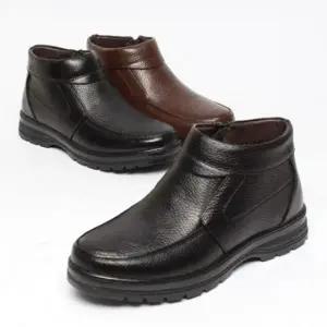 남성 방한 부츠 가죽 털 389