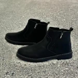 남자 기모 첼시 부츠 겨울 부츠