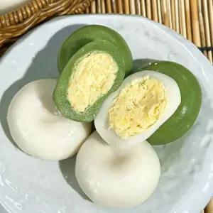 명가삼대떡집 먹으면 복이 오는 굳지 않는 제주송편 모둠녹두볼떡 1kg(18-19알)