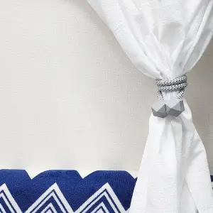 TBZ 포인트 자석 커튼 다이아몬드 타이 2개세트(색상랜덤)