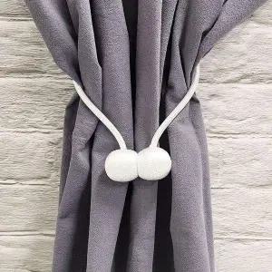 [오너클랜]TBZ 포인트 자석 커튼 볼 타이 2개세트(색상랜덤)