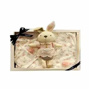 (압소바 의류) 로지 배냇저고리 속싸개 인형3종세트 26년여름신상 A1B10105I