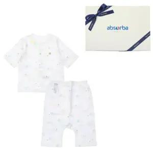 [갤러리아] (압소바말띠출산,백일,돌,유아내의세트)올리버오가닉7부내의(A1B-10301)