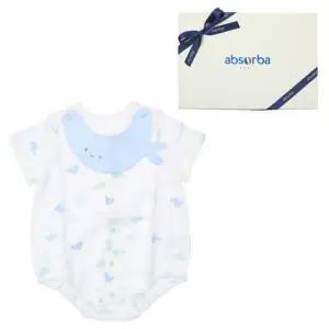 [갤러리아] (압소바출산,백일선물,돌,귀여운유아복)트오렌반소바디슈트(턱받이)(A13-10631)