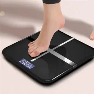 전자 디지털 체중계 자동 스마트 체중계 가정용 몸무게 측정기 블랙
