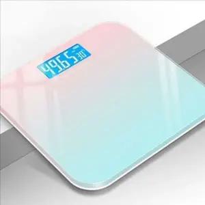 스마트 디지털 체중계 자동 전자식 체중계 가정용 온오프 슬림 블루