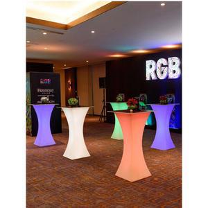 조명 클럽 라운지 인피니트 LED 테이블 루프탑 바 스탠딩