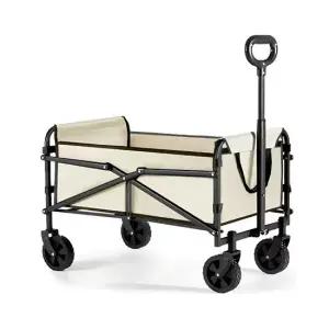 퓨어브리즈 캠핑용 캐리어 웨건 손수레 카트