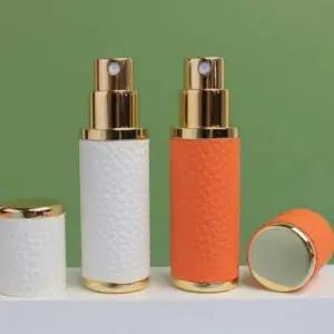 여행용 향수 리필 공병 5밀리리터 가죽케이스 세트