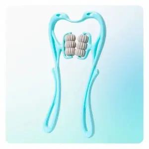 ( )목 어깨 마사지 6구 롤링 지압봉 뒷목 지압 림프