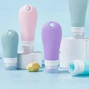 여행용 휴대용 용기 소분 파스텔 실리콘 공병 4종세트