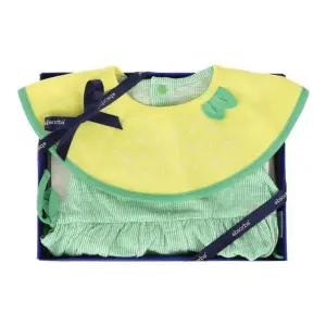 [갤러리아] (압소바말띠출산,백일,귀여운아기옷)키키바디슈트턱받이세트(A13-43682)