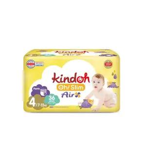 킨도 오슬림에어 팬티형 기저귀 아기 유아 4단계 36매 4팩 MNS