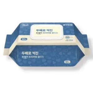 미래생활 르웨이 두배로커진 프리미엄 엠보싱 물티슈 60매 10팩