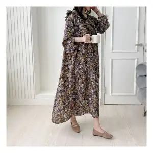 마미누리마더라이크 임산부 루즈핏 카라 프릴 롱원피스 빅사이즈 봄 임부복 176211