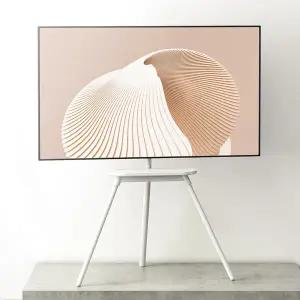 엔산마운트 EL-01 화이트 그레이 TV스탠드 이젤형 거실 인테리어 TV거치대 삼텐바이미