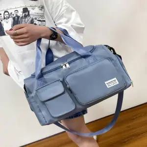 ( )헬스가방 블루 운동가방 농구가방 필라테스가방 헬스장가방 무용가방