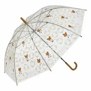 ( )어린이 캐릭터 시야 장우산 우산 우산 아동용 확보 우산 60cm 투명 안전