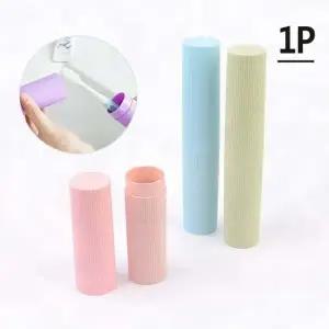 ( )여행용칫솔케이스 휴대용 원형 케이스 다용도 칫솔 펜