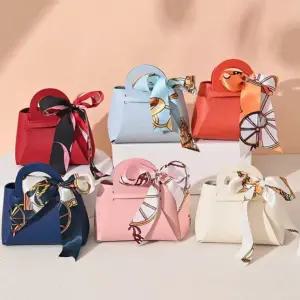 어린이집 구디가방 선물 구디백 DIY 단체 인기템 가죽 간식 유치원 7color 프리미엄 박스 가방 답례품 포장