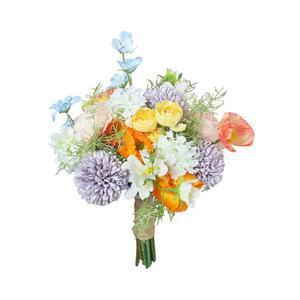 RINLONG 신부 들러리 인공 블루 홈커밍용 1개 위한 부케 들러리를 웨딩 파스텔