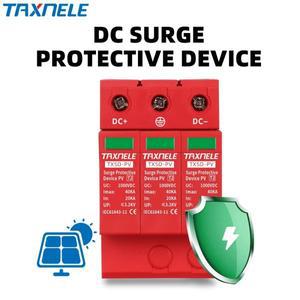 DC SPD 1000V 서지 피뢰기 보호 번개 40KA 신 에너지 광전지