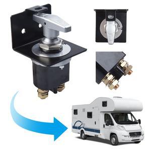 500A 고전류 12V 배터리 차단 스위치(잠금판 포함) 방수 마스터 고정 핸들 절연체