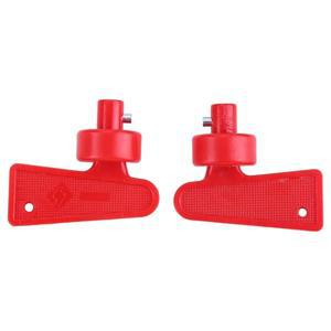 2개 배터리 차단 스위치(키 포함) 12V/24V 300A 마스터 차단기(선박 자동차용)