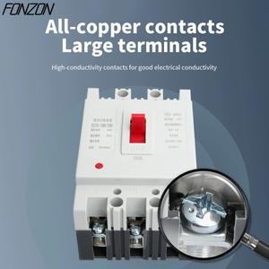 MCCB 성형 케이스 회로 차단기 2P 32A 40A 공기 스위치 과부하 보호 광전지