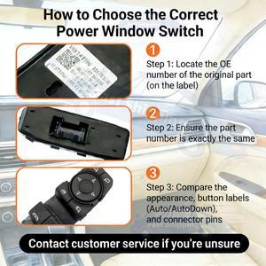 84040-60050 LHD 전력 창 스위치 제어 버튼 리프터 Toyota Land Cruiser Prado 용