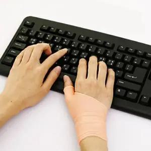 ( )실리콘 손목 보호대 엄지 밴드 방수 팔목 아대