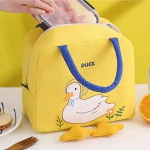 오리가방 도시락가방 보온보냉 병아리가방 소풍 캠핑가방 인쇄가능 아이스백 캠핑 피크닉 도시락