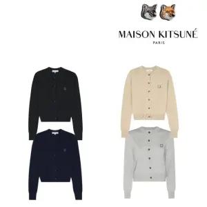 메종키츠네 볼드 폭스헤드 여성 가디건 MW00508KT1036