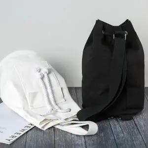 버킷 슬링백 남녀공용 여행용 패브릭 캐주얼 크로스백 여행가방