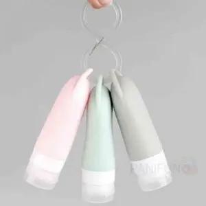 ( )여행용세면도구 샴푸 샴푸디스펜서 여행용샴푸통 공병 여행용화장품용기 샴푸용기 실리콘 90ml