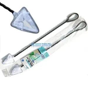 [셀러에이드]청소하는 남은 삼각모양 먹이를 부유물과 뜰채