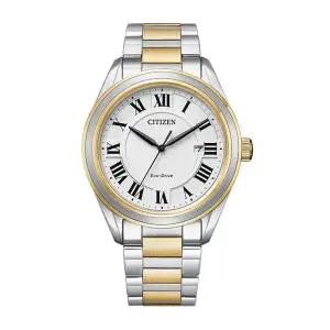 시티즌 AW1694-50A 아레초 에코 드라이브 남성 투톤 메탈 시계