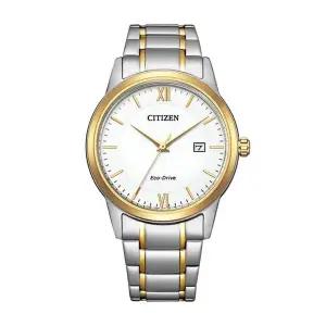 시티즌 AW1786-88A 클래식 에코드라이브 남성 투톤 메탈 시계