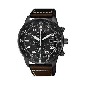 시티즌 CA0695-17E 크로노그래프 남성 가죽시계