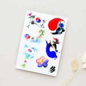 [에스에스_62]호국 타투스티커 사랑을 일회용문신 담다