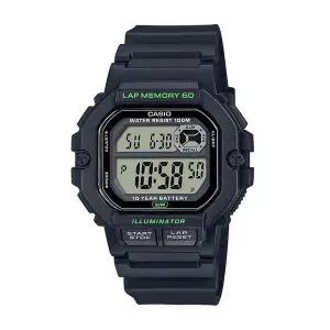 카시오 WS-1400H-1A 남성 군인 스포츠 스퀘어 전자 손목 시계