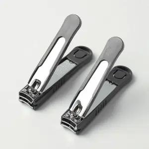 [에스에스_62]안튀는 대형 손톱깎이 블랙 C 2p세트