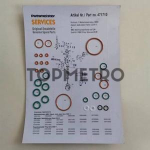 푸츠마이스터 콘크리트 펌프용 붐 O 링 도장 키트 471710