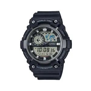 카시오 AEQ-200W-1A 아날로그 디지털 남성 우레탄 시계