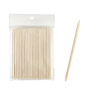 [에스에스_62]네일아트 스톤 우드스틱 탈착 오렌지 50개입