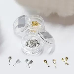 [에스에스_62]미니어처 포크 스푼 파츠 네일아트용품 2종